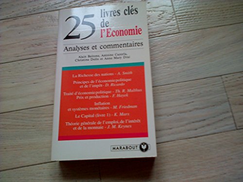 25 livres clés de l'Economie by (Mass Market Paperback)