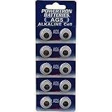 (10) AG5 393 LR754 SR754 Alkaline Battery Button Cell