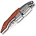 Simplife Waiters Corkscrew Wine Opener Premium Rosewood All-in-one Corkscrew Professional Restaurant Quality Bottle Opener and Foil Cutter