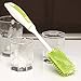 NATURE WORSHIP Extended Cup Cleaning Brush, Long Handle Nano Bottle Brush,Green