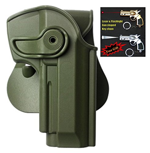 Polymer Retention Roto Holster For Taurus PT92 / Taurus 92 With Rail, Black - View #7