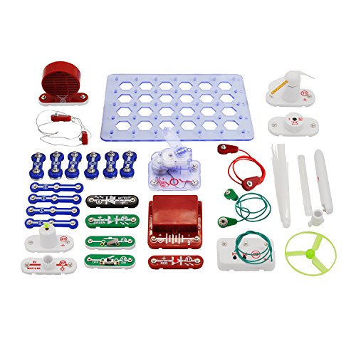 Bable Buckles Circuits System Toys Science Experiments Kids Electronics Discovery Kit Manual Electrical Generator - 500 Projects