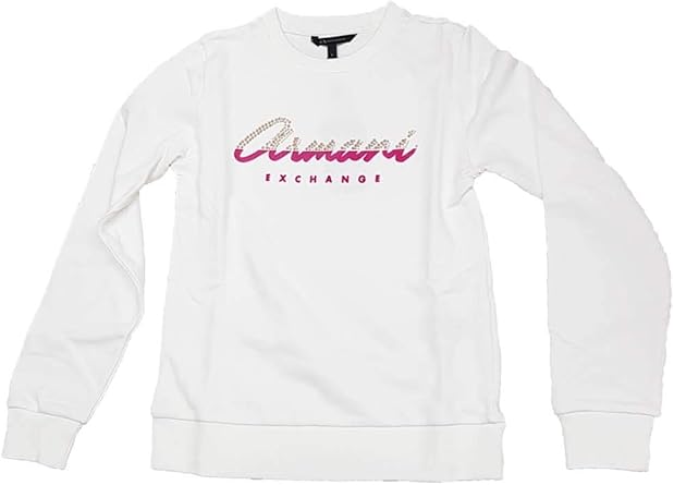 armani exchange white sweater