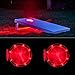 Night Gamez HaloHoles LED Cornhole Night Lights (Set of 2) - Red