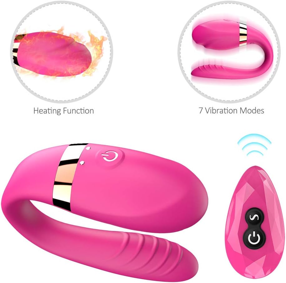3 in 1 Wireless Wearable Vibrantor for Female Remote Control Female Sucking&Vibranting Clitorial Tongue Tool Multi-Frequency Heating U Shape Wand Waterproof Party Gifts for Women Couples TShit