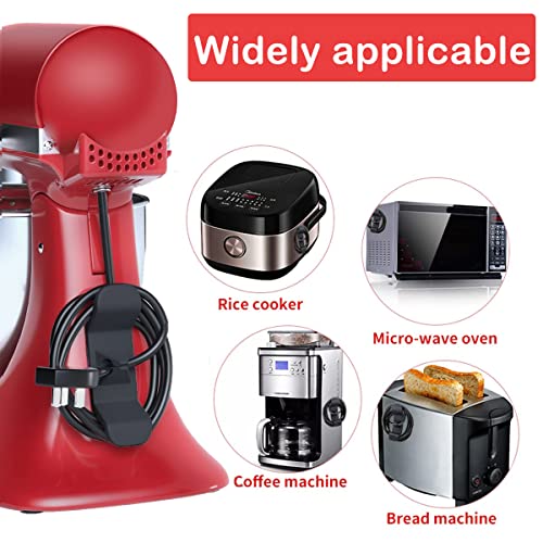 4 Pack Cord Organizer for Kitchen Appliance,Cord Wrap Cords Holder Cable Organizer Wrapper Tidy Wire Rope Storage Stick on Kitchen Appliances Mixers, Coffee Maker, Pressure Cooker and Air Fryer