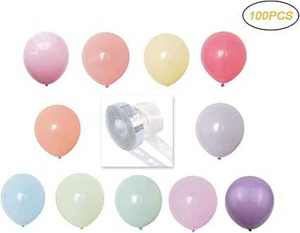Amazon Com Qsqueen 100pcs Party Balloons Decoration 10inch Latex