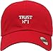 KBSV-040 RED Trust No One Hustle Savage Vibe Baseball Cap Dad Hat Adjustable Cotton Vintage