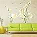 Kaimao Beautiful Lily Flower Wall Stickers Art Decal Murals Removable Wallpapers for Home Decoration