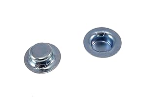 CARTENER 1/2" Push On Cap Nut - 1/2 inch Axle Cap Nut - Push On Cap Nuts - Axle Caps 1/2" - Wheel Retainers (2)