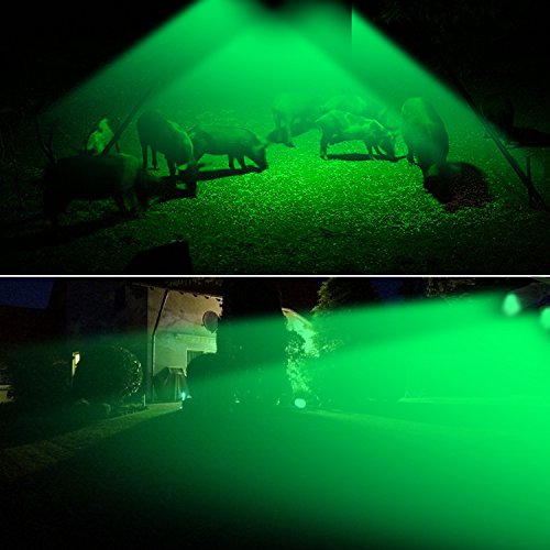 ARTITAN Feeder Light Hog Hunting Green Light Motion Sensor Light 120