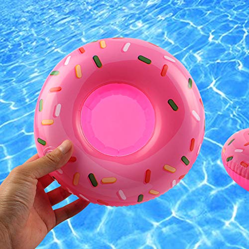 image for iShyan Inflatable Drink Holder, 15 Pack Drink Floats Inflatable Cup Ho