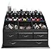 Wood Dresser Top Vanity Cosmetic Organizer Chest Box/Countertop Jewelry Tray Rack/Storage Drawer Set