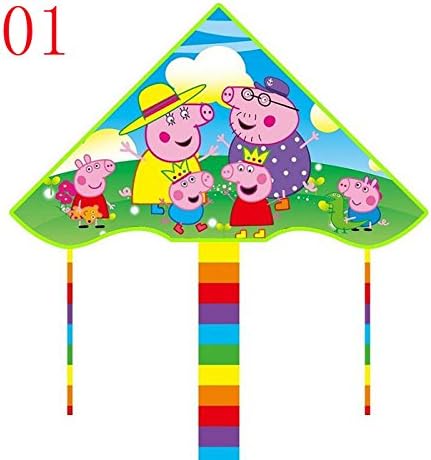 Manufacturers direct supply of various bright cloth printed corners triangular kite