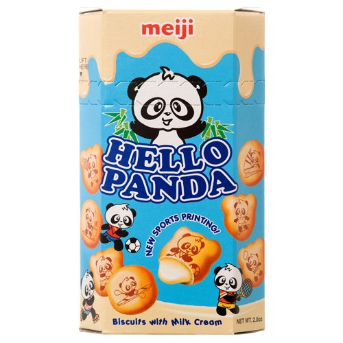 MEIJI COOKIE MILK HELLO PANDA, 2.1 OZ