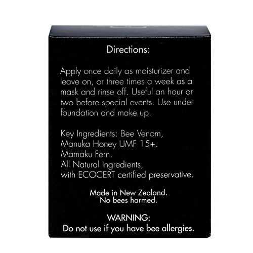Anna's Pocket Bee Venom Vitality Cream Mask with Pure New Zealand South Island Bee Venom and Active Manuka Honey 50ml (1… 7 Anna's Pocket Bee Venom Vitality Cream Mask with Pure New Zealand South Island Bee Venom and Active Manuka Honey 50ml (1… - Image 7
