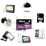 Micro SD Card 256GB High Speed Class 10 Micro SD SDXC Card with Adapter