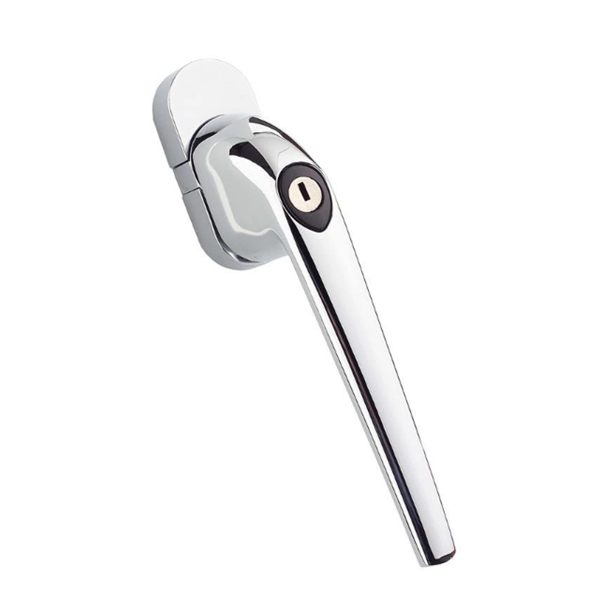 Tilt and Turn Upvc Window Handle Locking Mila 43mm Spindle (Chrome) — image 1
