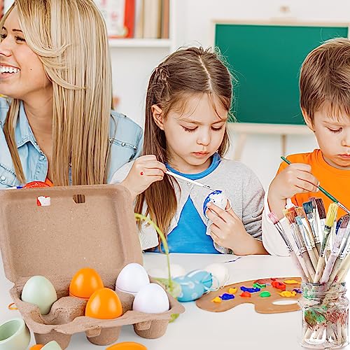 3 otters 12PCS Wooden Egg Toys, Play Eggs for Kids Pretend Play Food Set Cutting Food Toys Easter Eggs for Toddlers 3+