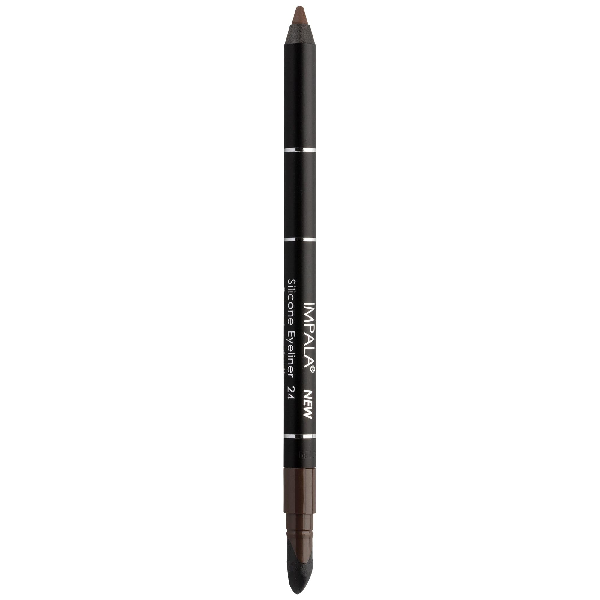 IMPALA | Waterproof Eyeliner with Silicone, Matte Brown Color No. 24 | Defined Line or Smudged Effect | Easy-to-Apply Creamy Texture | Intense, Long-Lasting, and Water-Resistant Color