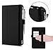 FYY Case for Galaxy Tab E 8.0 - Premium PU Leather Case Stand Cover with Card Slots, Note Holder, Elastic Strap for Samsung Galaxy Tab E 8.0 4G LTE SM-T377 Tablet Black