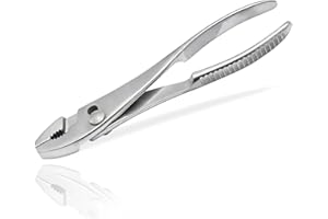 AAProTools Non-marring Stainless Steel Jaw Slip Joint Pliers 8"