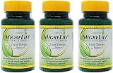 MigreLief Original Formula Triple Therapy with Puracol, 60 Count (Pack of 3)