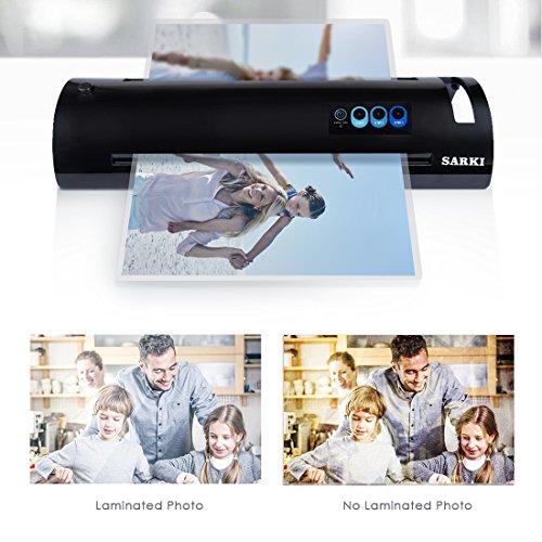 A6/A4/A3 Thermal Laminator, Laminating Machine with Two Roller System, Jam-Release Switch and Automatic Shut off Function, Fast Warm-up, Quick Laminating Speed, for Home, Office and School - Thumbnail 5
