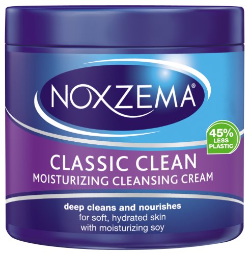 Noxzema Classic Clean, Moisturizing Cleansing Cream, 12 Ounce Plastic (Pack of 6)