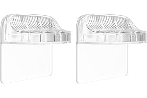 EUDEMON Baby Safety Anti-Tip Furniture Anchor Straps, Furniture Anti-Tip Wall Holder for Children&Pets, Childproof Anti-tip Furniture Wall Anchors, Easy to Install(Transparent,2 Pack)