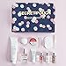 Luggage Organizer,Mossio 7 Set Compression Pouches for Suitcase Backpacking Camping Cruise Navy Daisy