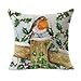 Pillowcase, Ammazona Christmas Linen Square Flax Throw Pillow Case Decorative Cushion Pillow Cover Home Decor (G)