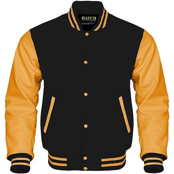 ジャケット・アウター SO ORIGINAL WOOL VARSITY JACKET (BLACK) Men's Wool Varsity Jacket In Black - Thursday