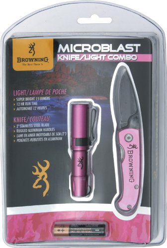 Browning Microblast Knife-Light Combo, Pink