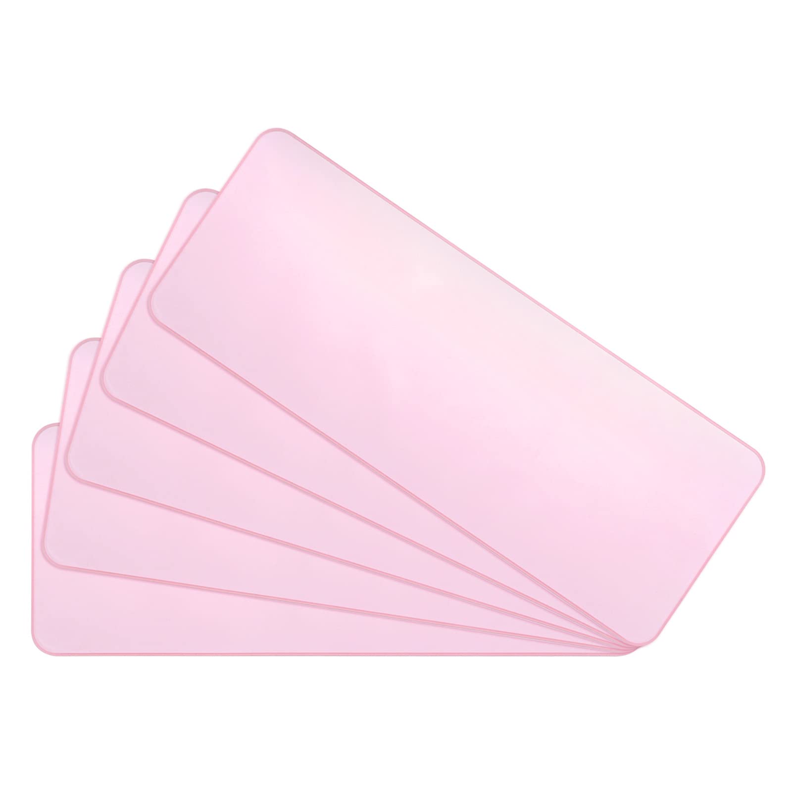 PATIKIL Universal Silicone Keyboard Protector Skin for 15.6"-17.3" Laptop Notebook 14.2 x 5.1 Inch Pink Ultra Thin Keyboard Cover Keyboard Protective Film 5Pcs