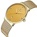 Men Casual Date Quartz Wrist Watches Gent Waterproof Sports Watch Elite Ultra Thin Clock WR-8018 (gold)