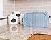 RITZ Polyester / Cotton Quilted Four Slice Toaster Appliance Cover, Dust and Fingerprint Protection, Machine Washable, Light Blue
