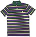 Polo Ralph Lauren Men's Custom Fit Multi Stripe Pony Shirt-Holiday Green