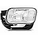 AKKON - For 2009-2012 Dodge RAM 1500/10-18 2500 3500 Clear Bumper Fog Lights Pair w/Bulbs, Bracket Replacement