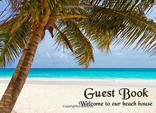 Guest Book: Welcome to Our Beach House: Nautical Guest Book (Matte Cover), Visitors Book, Guest Comments Book, Vacation Home Guest Book, Beach House Guest Book, Visitor Comments Book Paperback โ June 19, 2017