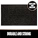 Gorilla Grip Original Commercial Grade Rubber Floor Mat, 72x24, Heavy Duty, Durable Runner Doormat for Indoor and Outdoor, Waterproof, Easy Clean, Low-Profile for Entry, Patio, High Traffic, Black