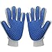 MUDEELA Pet Hair Remover Glove, Magic Pet Grooming Glove Brush, Efficient Deshedding Mitt for Dogs Cats Horses, Long and Short Fur