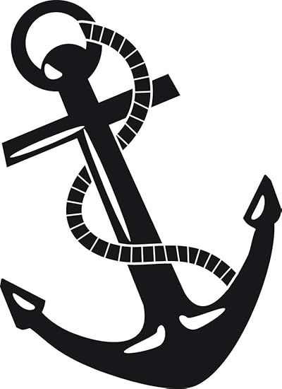 GRAZDesign Wandtattoo Anker maritim Badezimmer-Aufkleber für Fliesen