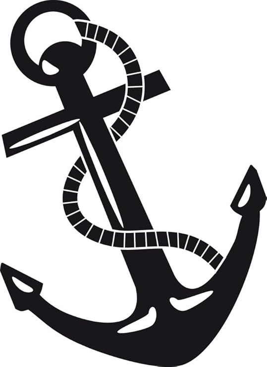 GRAZDesign Wandtattoo Anker maritim Badezimmer-Aufkleber für Fliesen