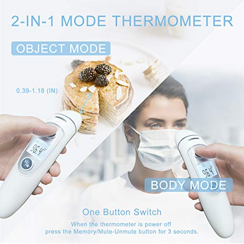 Thermometer for Adults, No Touch Digital Thermometer, No Contact