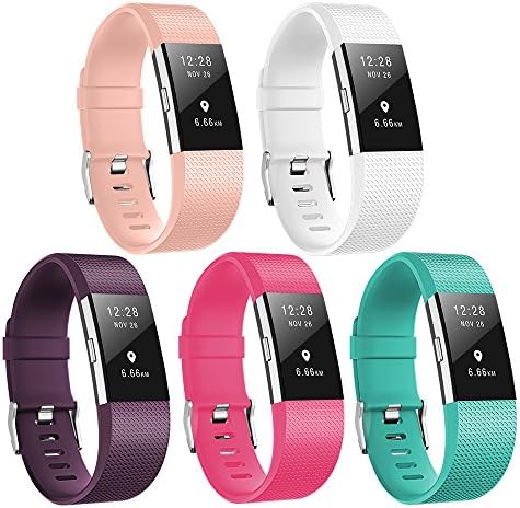 For Fitbit Charge 2 Bands, TreasureMax Latest Replacement Accessory Sport Bands Strap for Charge 2 HR Fitness Wristband/ Fitbit Charge 2