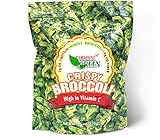 Paradise Green Crispy Broccoli, Vegan, Gluten Free, Dairy Free, Nothing Artificial, 6oz (170g) Bag