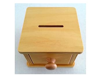 montessori infant coin box