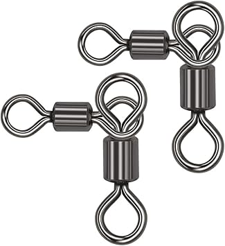 Amazon Seasky パワー親子サルカン お徳50個セット ステンレス銅合金 高強度 耐食性 船釣り 釣り道具 スナップ スイベル 釣り 仕掛け Seasky スイベル スナップ