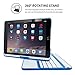 Snugg iPad Air 2 Keyboard, [Blue] Wireless Bluetooth Keyboard Case Cover 360° Degree Rotatable Keyboard for Apple iPad Air 2